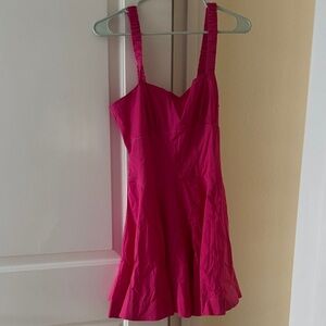 Vibrant Pink Anthropologie Dress